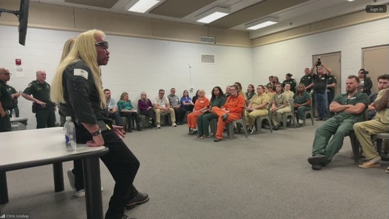 Dog the Bounty Hunter, his wife talk to Florida inmates: 'You've been given a chance'