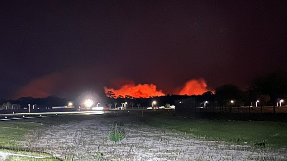 Lightning sparks 2 wildfires near Kennedy Space Center; nearly 700 acres burned