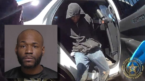 Watch: Florida man arrested in Flagler County after multi-county police chase