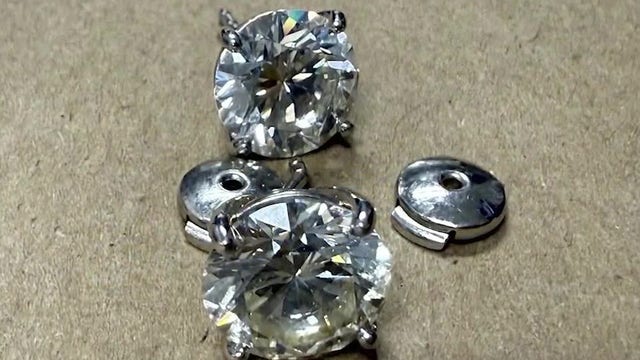 $700K in diamond earrings recovered after Orlando theft suspect allegedly swallowed them, deputies say