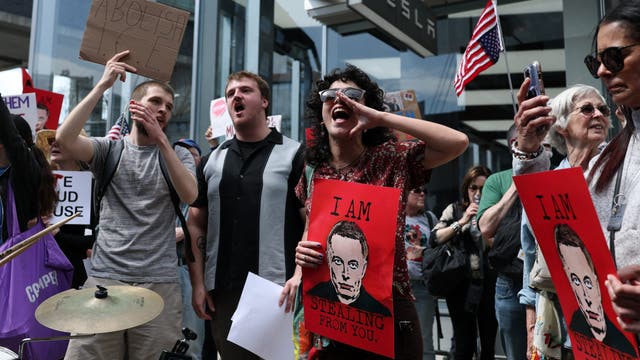 Anti-Elon Musk 'Tesla Takedown' protests break out across U.S.; Florida law enforcement ordered to respond