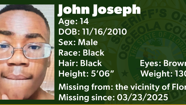Missing 14-year-old, Osceola County Sheriff’s Office seeks publics help locating teen