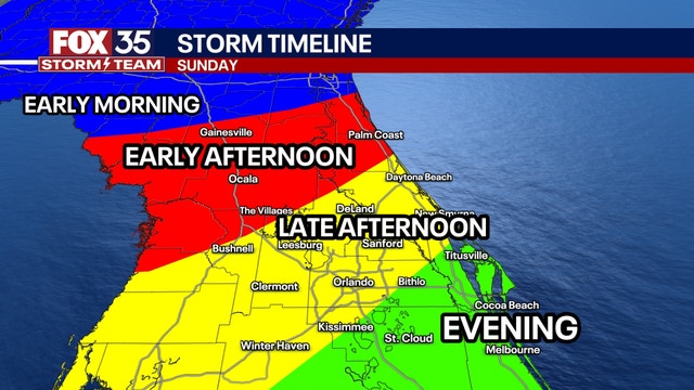 Severe weather expected this weekend in Florida: Timeline, Orlando forecast, impacts