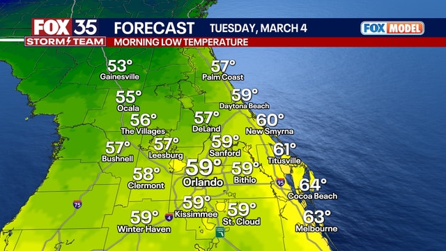 Orlando weather: System to bring Central Florida rain, storms midweek