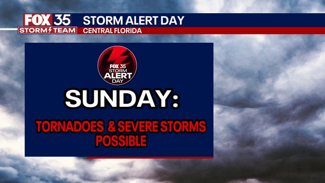 Orlando weather: Sunshine and mild temperatures; Storm Alert Day on the way
