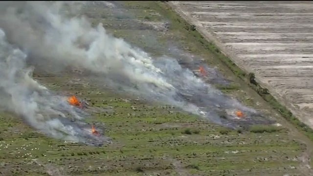Brush fire in Osceola County forces evacuations near Holopaw
