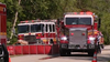Orange County firefighters battle house fire on North Christmas Road