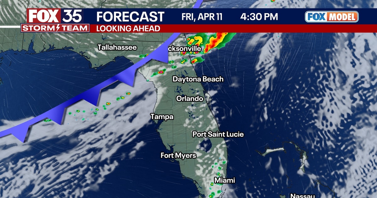 Orlando weather: Cold front to bring showers, cooler weekend ahead ...