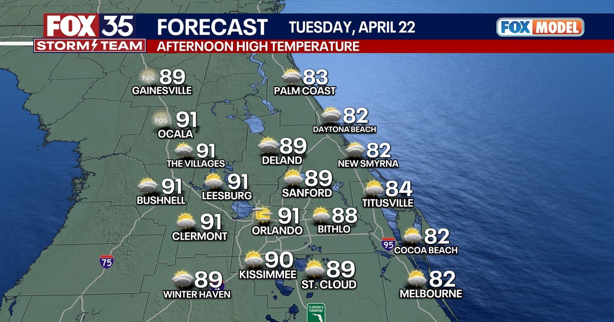 Orlando weather: Warm, dry weather to continue across Central Florida ...