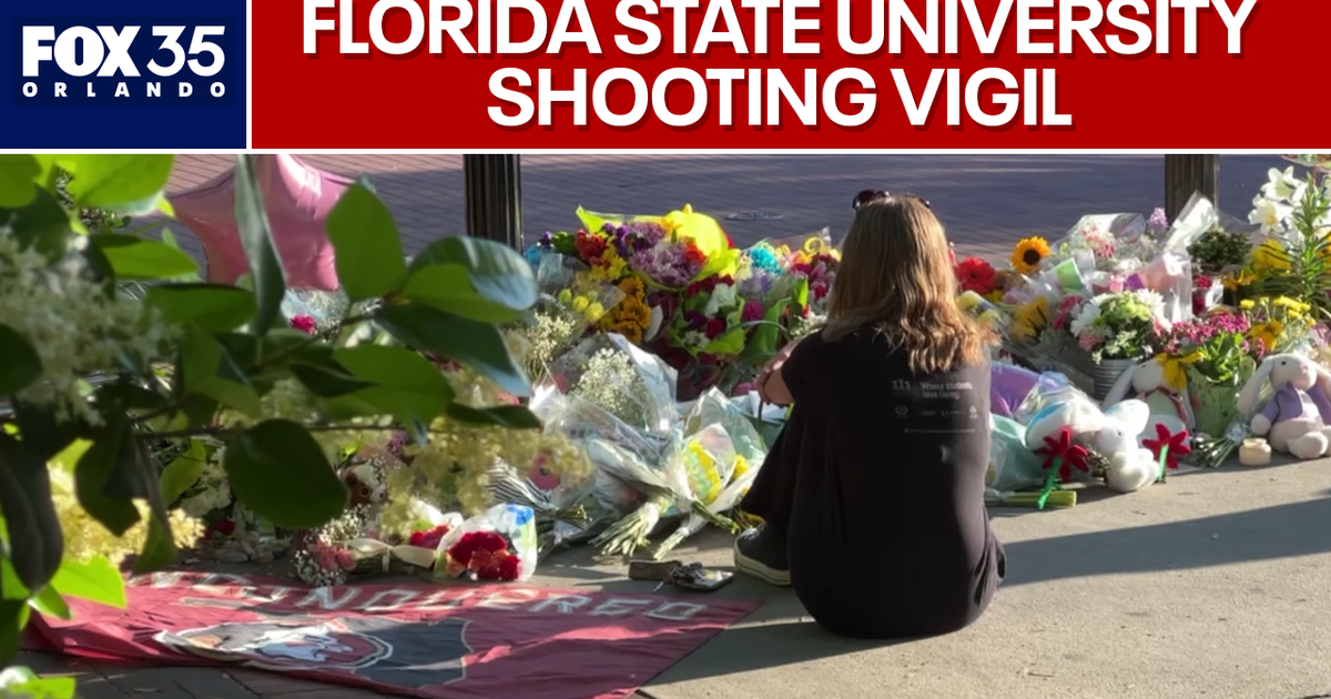 FSU shooting vigil: 'A terrible act of violence' | FOX 35 Orlando