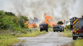 Palm Bay’s 'Compound' brush fire contained by crews amid burn ban