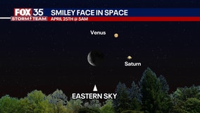 Smiley face in space: When and how to see in Central Florida