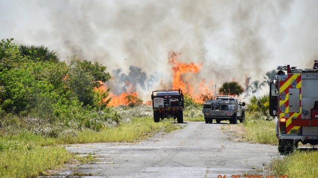 Palm Bay’s 'Compound' brush fire contained by crews amid burn ban