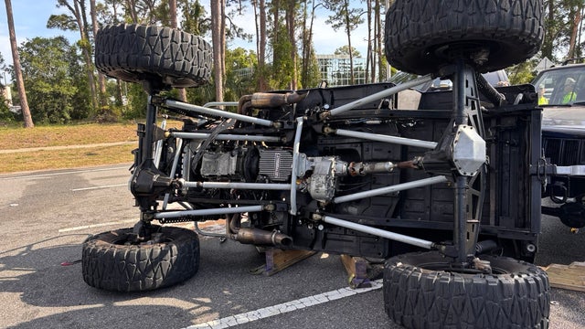 Two hospitalized after rollover crash on International Speedway Boulevard in Daytona Beach
