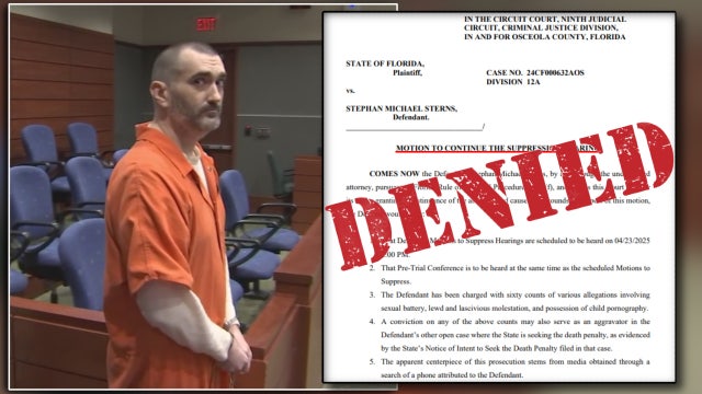 Judge denies Stephan Sterns' motion to push suppression hearing, 'confidential information' not shared