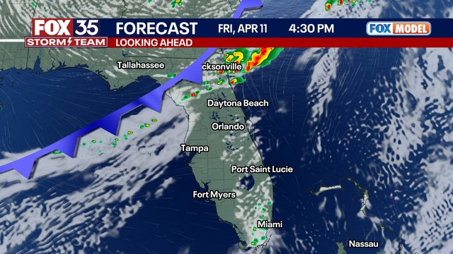 Orlando weather: Cold front to bring showers, cooler weekend ahead