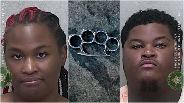 Siblings arrested in Marion County after throwing brass knuckles through school bus window