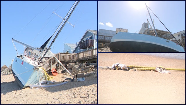 The story behind that giant sailboat marooned on New Smyrna Beach