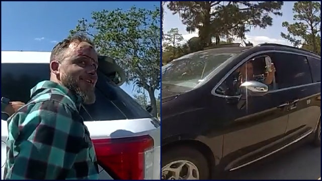 VIDEO: Florida man casually offers officer a vodka spritzer during police chase, officials say