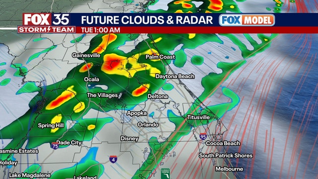 Orlando weather: Showers, thunderstorms possible into overnight hours