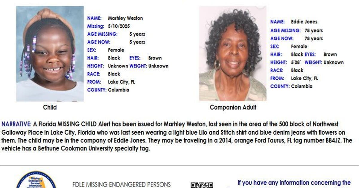 Florida missing child alert canceled after 5-year-old found safe: FDLE ...