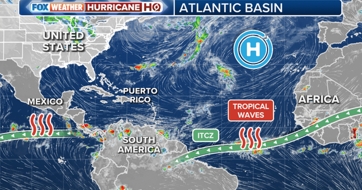First tropical wave of 2025 Atlantic hurricane season forms off Africa ...