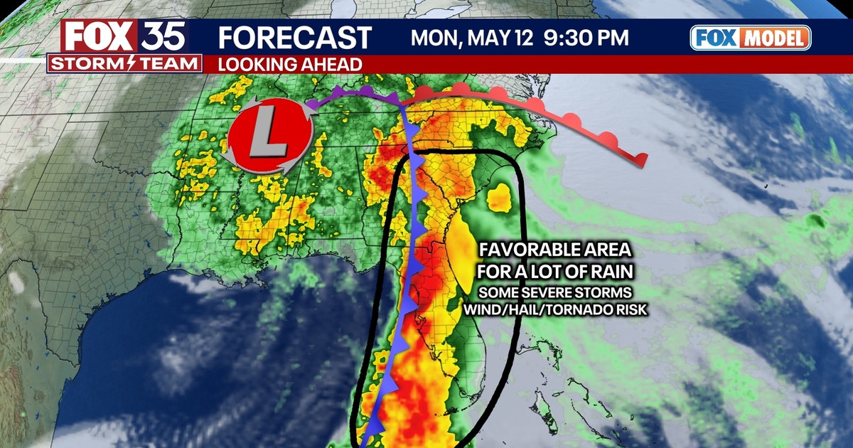 Central Florida severe weather: Multi-day chance for storms, winds ...