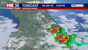 Orlando weather: Scattered storms possible on Friday afternoon, with humid weekend ahead