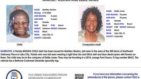 Florida missing child alert canceled after 5-year-old found safe: FDLE