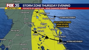 Orlando weather: Severe storms threaten parts of Central Florida Thursday evening