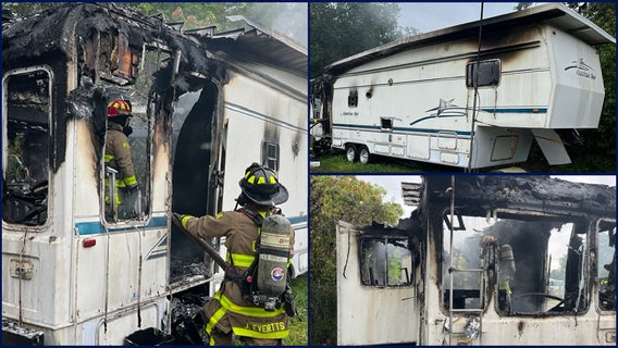 1 dead after RV fire in Polk County, officials say