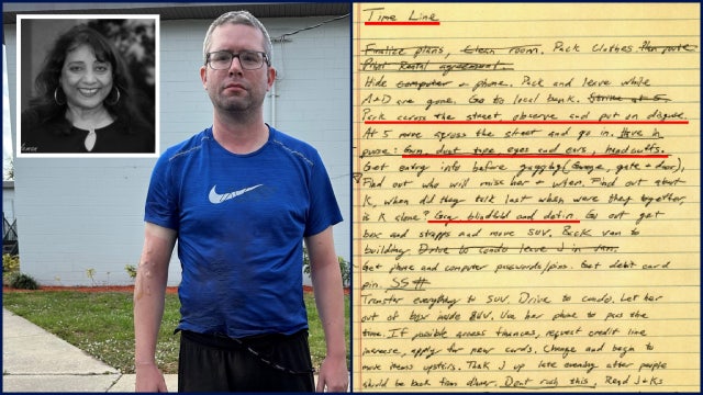 Criminal checklist: Florida man accused of murdering Titusville woman had written plan, according to officials