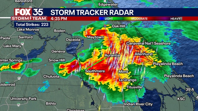 Flash flood warning issued for parts of Brevard and Volusia counties: NWS