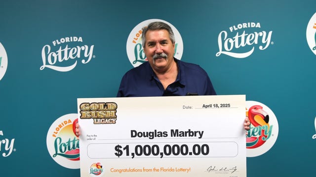 Florida man turns $20 into $1 million after buying winning lottery ticket