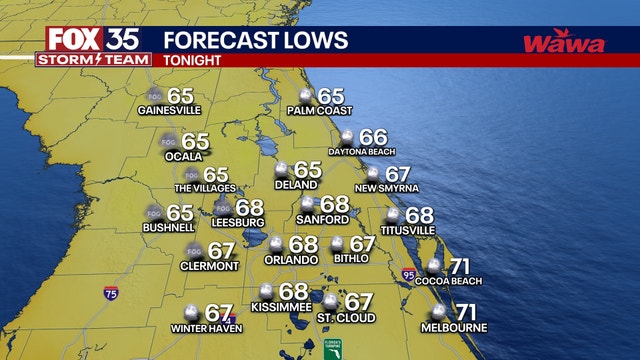 Orlando weather: Pleasant Wednesday night with patchy fog; heat wave ahead this weekend