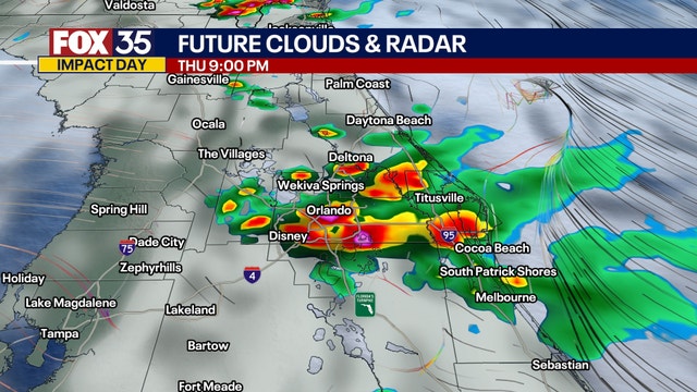 Orlando weather: Severe storms threaten parts of Central Florida Thursday evening