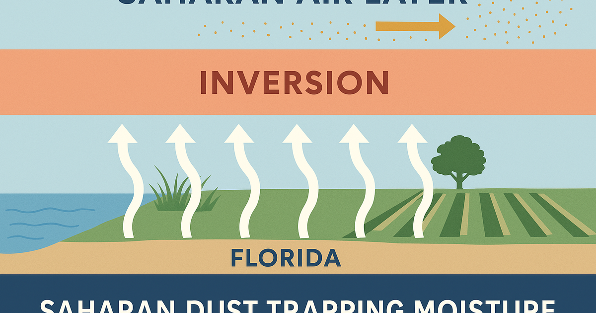 Could Saharan Dust be trapping Florida's humidity, making it worse ...