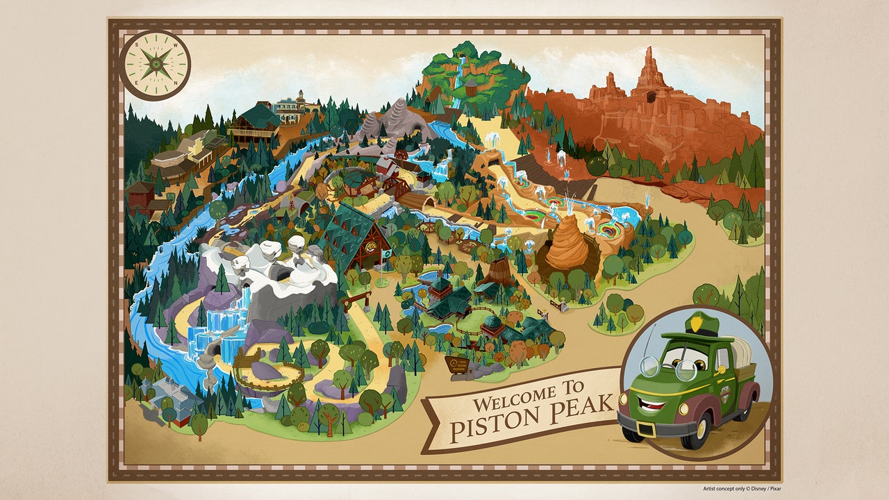 Cars land at Walt Disney World's Magic Kingdom: Piston Peak