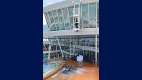 Glass shatters on Royal Caribbean ship near Port Canaveral