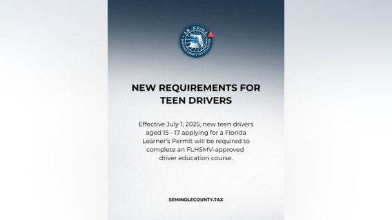 How to get a Florida learners permit? New class required for teen drivers