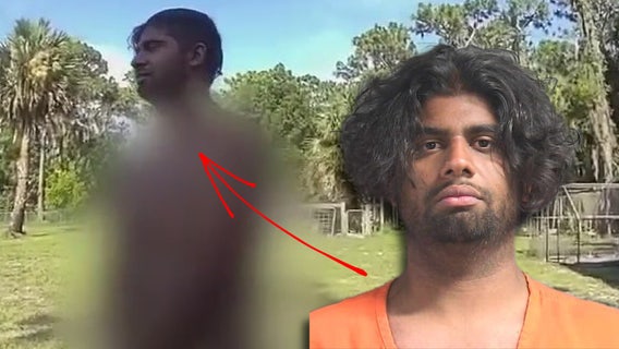 Naked, mud-covered Florida man arrested after vandalizing van in Osteen, deputies say