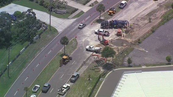 Palm Bay responds to major sewer forcemain break