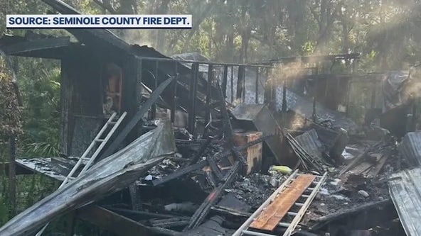 3 injured in Seminole County house fire, including dad who shielded family from flames