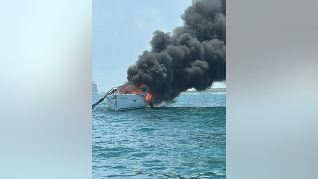 4 people rescued from boat fire near Cape Canaveral, officials say
