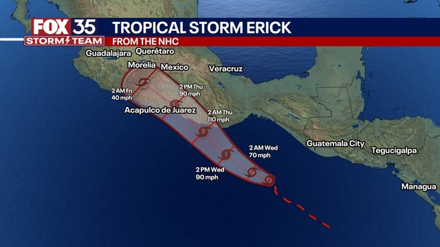 Tropical Storm Erick: Rare early hurricane expected to form in Pacific as Atlantic, Caribbean remain quiet