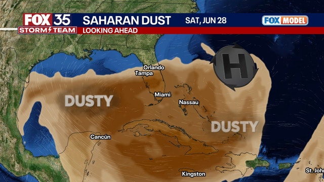 Saharan Dust to blanket Central Florida this weekend, affecting skies and rain