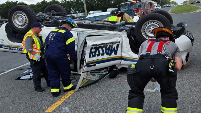 Driver rescued after rollover crash on SW 6th Place in Ocala