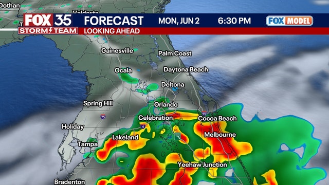 Orlando weather: Low rain chances Sunday; Thunderstorms possible on Monday