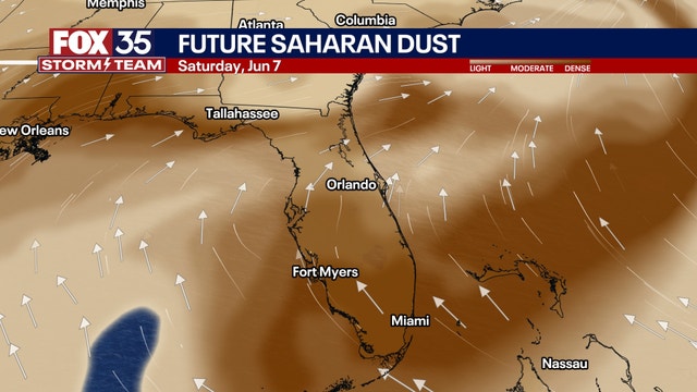 TIMELINE: Saharan dust approaching Florida, bringing hazy skies and reduced air quality