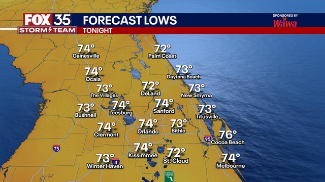 Orlando weather: Chance of sea breeze showers, storms highlight Sunday's forecast